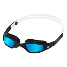 Load image into Gallery viewer, Aquasphere Ninja – Blue Titanium Mirrored Lens – Swim Racing Goggles DEMO
