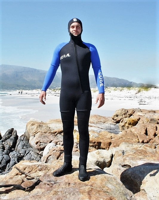 One Piece and Collar with Tunic Jacket & Hood with short sleeves - Phoenix Divers SA 